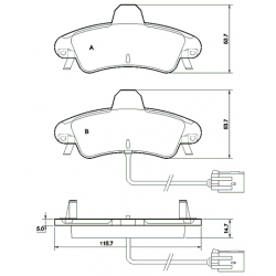 Bremsedele bag - 1