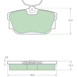 Bremsedele bag - 1