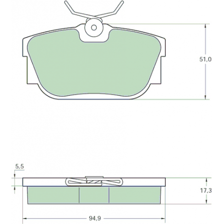 Bremsedele bag - 1