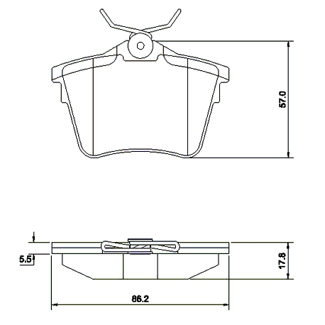 Bremsedele bag - 1