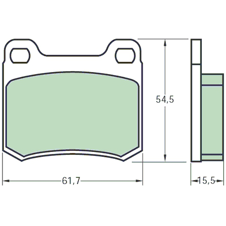 Bremsedele bag - 1