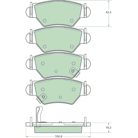 Bremsedele bag - 1