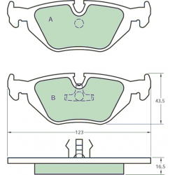 Bremsedele bag - 1