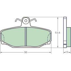 Bremsedele bag - 1