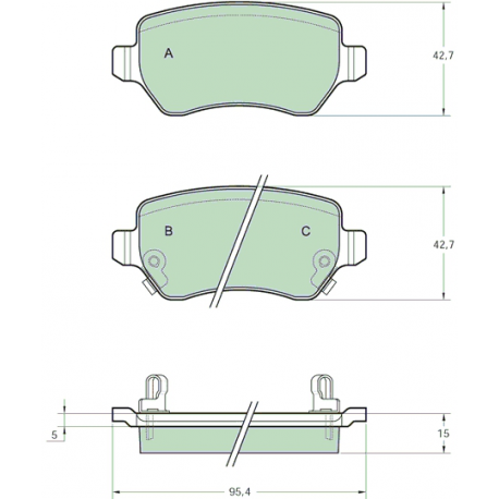 Bremsedele bag - 1