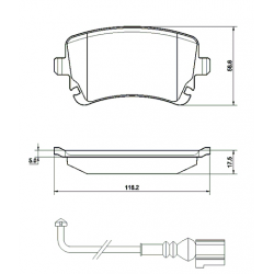 Bremsedele bag - 1